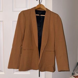 J Crew tan blazer, size 0